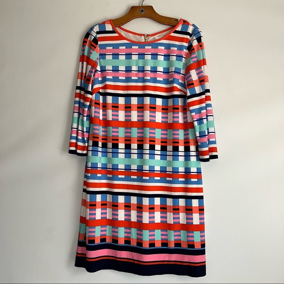 Eliza J Dresses & Skirts - Eliza J Mixed Striped Shift Dress size 12P